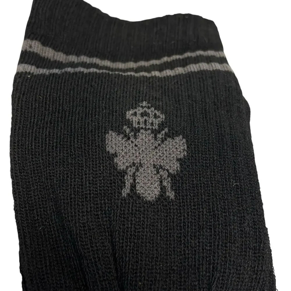 Bombas Socks 2-Pair Mens XL Black Crew Athletic Honeycomb Arch Odor Control